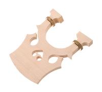 HAMPPLIES Maple Wood Adjustable Cello Bridge for 3/4 European Cello, Low and Tall Bridge Options, Beige Wooden Instrument Part for Beginners and Students in Music Training Institutions