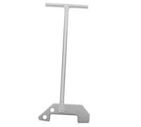 HAMPPLIES Metal Garbage Disposal Wrench for Sink Drains, Sturdy Kitchen Tool to Remove Blockages, Silver Finish, Suitable for Residential and Commercial Use