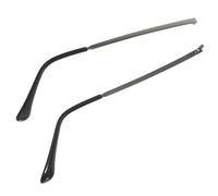 HAMPPLIES Metal Glasses Replacement Arms Black Universal Temple Parts | Spectacle Arms Replacement, Non-slip Design, Comfortable Wearing, Streamlined Profile, Glasses Accessories