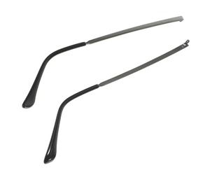 HAMPPLIES Metal Glasses Replacement Arms Black Universal Temple Parts | Spectacle Arms Replacement, Non-slip Design, Comfortable Wearing, Streamlined Profile, Glasses Accessories