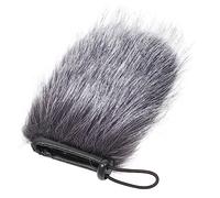 HAMPPLIES Microphone Cover Wind Shield Pop Filter Windscreen Muff for Audio Recording Reduces Wind Noise Breath Interference Durable Faux Material for Outdoor Use