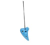 HAMPPLIES Mini 6 Hole Ocarina Portable Dolomite Music Instrument for Beginners and Children Blue Color Songbook