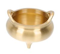 HAMPPLIES Mini Copper Censer Incense Burner for Home Decor Fireproof Aroma Stove for Tearoom Living Office Multi-functional Artistic Incense Holder