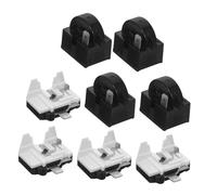HAMPPLIES Mini Fridge Starter Relay with Overheat Protection Ptc Compressor Start Relay and Thermal Overload Protector for Household Refrigerators Chest Freezers and Beverage Coolers