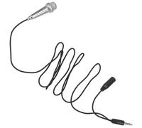 HAMPPLIES Mini Portable Microphone for Phone Small Lightweight Vocal Mic Compatible with Smartphones Tablets Laptops for Singing Recording Chatting and Karaoke Entertainment