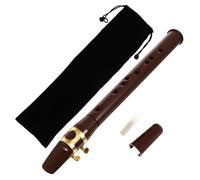 HAMPPLIES Mini Saxophone Portable Pocket Sax for Adults Simple Sax with Alto Mouthpiece Compact Educational Musical Instrument for Beginners and Stage Performance