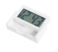 HAMPPLIES Mini Silent Desk Clock Portable Tiny Clock for Cars Bedside Unique Four Corner Design for Travel Everyday Use