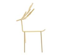 HAMPPLIES Modern Simple Iron Decoration Creative Golden Deer Figurine Metal Desktop Ornament Large Jewelry Rack Artistic Home Furnishing Craft