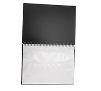 HAMPPLIES Music Score Folder Black Music Notation Binder with Replaceable Inserts for Piano Violin Guitar Choir Orchestra Portable Organizer for Musicians Enhanced Viewing Effortless