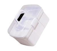 HAMPPLIES Nail Art Storage Box Large Capacity Multi-Layer Cosmetic Makeup Organizer Portable White Handheld Storage Case for Professional Manicurists and Travel