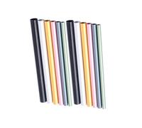 HAMPPLIES Nail Art Tips Shaping Stick and C Curve Rod 12pcs Metal Manicure Tools Set for UV Gel Nails Shaping Tube Portable for Women Professional Use