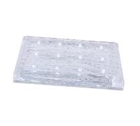 HAMPPLIES Nail Drill Bit Stand Acrylic Organizer with 12 Holes Nail Drill Storage Case Salon Manicure Tool Holder