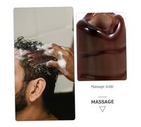 HAMPPLIES Natural Yak Horn Scalp Massage Comb Wide Tooth Shampoo Brush for Hair Growth and Scalp Care Smooth Edges for Comfortable Manual Massage Reusable Shower Hair Brush with Ergonomic