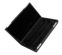 HAMPPLIES Oboe Storage Holder Durable PU Case with Metal Press Lock Buckle Oboe Carrier Box for Secure Storage for Musicians