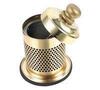 HAMPPLIES Portable Moxibustion Box and Smokeless Moxa Cone Burner Copper Holder, Compact Moxibustion Instrument Suitable for Home Use and Traditional Chinese Acupuncture Therapy Random Color