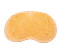 HAMPPLIES Practical Shower Foot Massager Scrubber Mat with Non-Slip Suction Cups for Deep Cleaning and Exfoliation for Two Feet Odor Removing for Home Safety Random Color