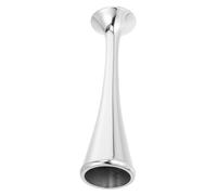 HAMPPLIES Pregnancy Fetal Heartbeat Stethoscope Lightweight Aluminum Alloy Natural Operation No Battery Needed Silver Device for Expecting Parents