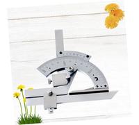 HAMPPLIES Protractor Precision Goniometer Angle Measuring Tool for Woodworking with Edged Extension Fine Adjustment and Portable Rust-Resistant Design