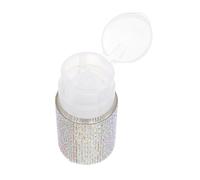 HAMPPLIES Push Down Makeup Pump Dispenser Refillable Nail Polish Remover Container for Travel Home Use Leakproof Skincare Bottle for Precise Liquid Control