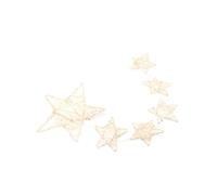 HAMPPLIES Rattan Dream Catcher Night Light Hanging Decor with Star and Moon Hollow Design, Soft Ambient Led, Creative Room Ornament for Bedroom and Living Room