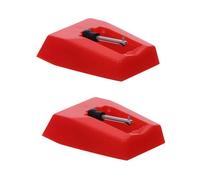 HAMPPLIES Record Player Stylus Replacement Needle for and Improves Tone Quality 2 Pcs Made of Plastic and Aluminum, Restores Peak Performance Compatible with Turntables Vinyl Record