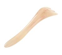 HAMPPLIES Resin Three Prong Scalp Massager Comb for Head and Neck Relaxation Smooth Polished Teeth for Comfortable Hair and Skin Friendly Massage Portable Natural Material Tool for Fatigue