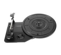 HAMPPLIES Retro Gramophone Turntable Movement with Horn Durable Vinyl Record Player with Built In Speakers Low Noise Design for Uninterrupted Listening Experience for Beginners