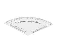 HAMPPLIES Reusable Eyebrow Shaping Stencil Precise Mapping Guide Ruler for Symmetrical Makeup Application Portable Lightweight Drawing Tool for Beginners and All Face Types Non-bending