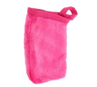 HAMPPLIES Reusable Pink Microfiber Facial Cleansing Gloves Set, Deep Exfoliating Face Scrub Mitts for Dead and Dry Skin Removal, Soft Makeup Remover Cloths for Daily Skincare and Sensitive Skin