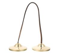 HAMPPLIES Rhythm Meditation Cymbal Bell Vintage Pure Copper Singing Bell Musical Percussion Instrument for Yoga Buddhist Meditation Compact Portable Design for