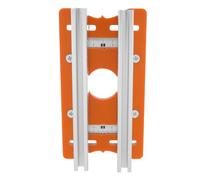 HAMPPLIES Router Milling Grove Bracket Table Insert Plate Milling Table for Drill Press Multi-Function Work Handheld Grooving Tool Woodworking Router Plate 1 Orange
