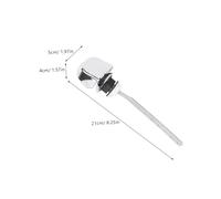HAMPPLIES Rustproof Side Mount Toilet Tank Flush Lever Handle for and Standard Toilets with Easy Installation