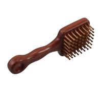 HAMPPLIES Sandalwood Scalp Massage Comb Wooden Wide Tooth Detangling Hair Brush Gentle Hair Head Massager for Men Women Easy to Clean