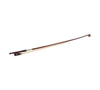 HAMPPLIES Sandalwood Violin Bow Half with Ebony Frog and Double Parisian Eyes Design Round Shape for Enhanced Stability and Control Suitable for Beginners and Advanced Students and Natural