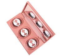 HAMPPLIES Self Adhesive Natural Look Lashes 3 Pairs Self Adhesive Eyelash Strips Lightweight False Eyelashes for Daily Makeup and Travel