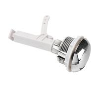 HAMPPLIES Separated Type Toilet Flush Button Rods for Water Tank Replacement Durable Electroplated Plastic Push Buttons Compatible with Cisterns Easy Mount for Home and Hotel Bathroom Repair