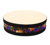 HAMPPLIES Sheepskin Ocean Drum 8-inch Wave Sound Percussion Drum Musical Instrument for Beginner Adults Yoga Meditation