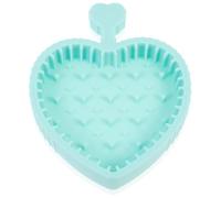 HAMPPLIES Silicone Makeup Brush Cleaner Mat Light Green, Non-slip Brush Cleaning Pad for Professional Makeup Tool Cleaning and Travel Use