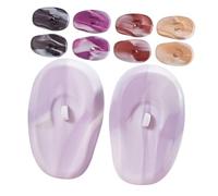 HAMPPLIES Silicone Waterproof Ear Covers for Hair Dyeing 5 Pairs - Reusable Ear Protectors for Salon and Home Hair Coloring Bathing and Shower
