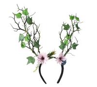 HAMPPLIES Simulated Tree Branch Headband Decorative Hair Decor Lightweight Party Accessory for Weddings Beaches Festivals Cosplay Photo Props