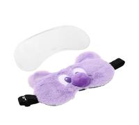 HAMPPLIES Sleep Mask Elastic Strap Cute Cartoon Blackout Eye Cover for Boys Soft Fuzzy Comfortable Blindfold for Travel Home School Gentle Non-slip Fit for Deep Rest