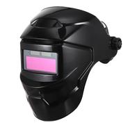 HAMPPLIES Solar Auto Darkening Welding Helmet with Sensitivity Flame Retardant High Strength Material Lightweight Design for Arc Tig Mig Welders Industrial Use Protective Face Screen