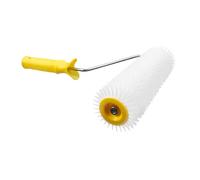 HAMPPLIES Spiked Flooring Roller Brush for Self-Leveling Compound Defoaming Tool for Bubble Removal Lightweight Plastic Roller for Smooth Floor Finishes and Professional DIY Use
