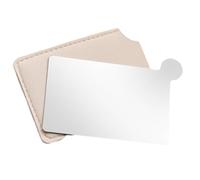 HAMPPLIES Stainless Steel Blending Tray and Foundation Plate for Makeup Testing and Convenient Colour Mixing, Compact Cosmetic Plate on The Go Use with Makeup Products