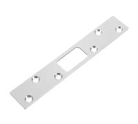 HAMPPLIES Stainless Steel Door Lock Reinforcement Strike Plate with Screws Security Protector for Exterior and Interior Doors Enhanced Stability and Anti-Forced Entry