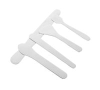 HAMPPLIES Stainless Steel Mini Makeup Scooper Tool 5pcs Set for Face Mask and Eye Cream Application Reusable Cosmetic Spatulas for Skincare and Lotion Use