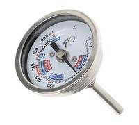 HAMPPLIES Stainless Steel Wine Thermometer Accurate Temperature Readings for Brewing Winemaking Essential Tool for Home Professional Use Threaded Design for Secure Fit for Various Wine