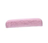 HAMPPLIES Striped Leather Nail Art Hand Cushion Comfortable Manicure Hand Rest Pillow for Wrist Support Reducing Fatigue Salon Tool for Nail Tech and Pedicure Use