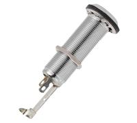 HAMPPLIES Threaded Stereo Output Jack Socket for Guitar Cylinder Plug for Acoustic Electric Guitars Easy External Installation High Sensitivity Compact Contacts Replacement Part