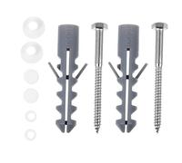 HAMPPLIES Toilet Seat Fixing Parts with Mounting Screws Bolts for Toilet Seat and Foot Installation Replacement Easy to Install and Secure